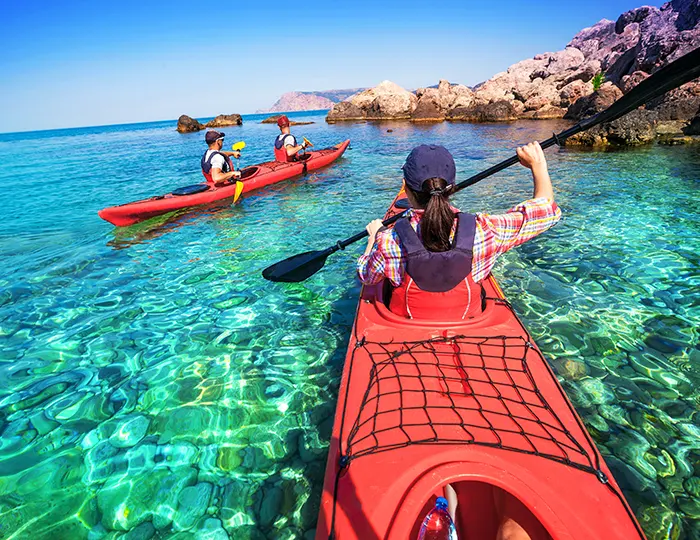 Kayak dans la mangrove